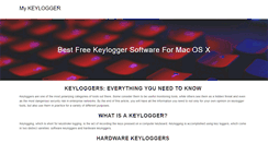 Desktop Screenshot of mykeylogger.com