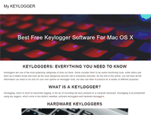 Tablet Screenshot of mykeylogger.com